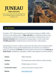 Preview of the Juneau Construction Company Case Study