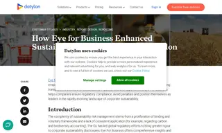 Preview of the Eye for Business Case Study