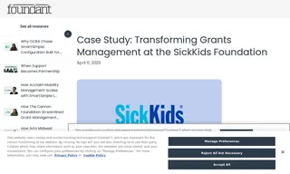 Preview of the SickKids Foundation Case Study