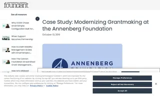Preview of the The Annenberg Foundation Case Study