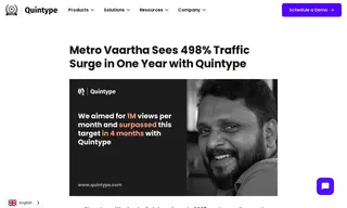 Preview of the Metro Vaartha Case Study