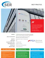 Preview of the FCA BANK Deutschland Case Study