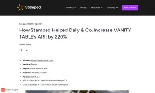 Preview of the Vanity Table Case Study