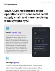 Preview of the Save A Lot Case Study