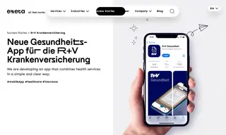 Preview of the R+V Gesundheit App Case Study