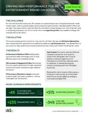 Preview of the Leading Entertainment Company Case Study