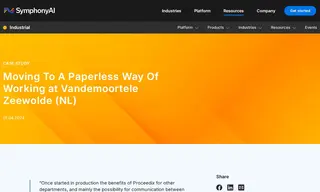 Preview of the Vandemoortele Zeewolde Case Study