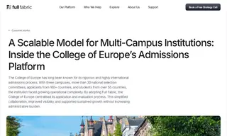 Preview of the The College of Europe Case Study
