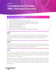 Preview of the Global Correspondent Bank Case Study