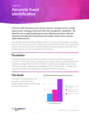 Preview of the Fortune 500 Financial Services Lender Case Study