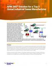 Preview of the Global Industrial Gases Manufacturer Case Study