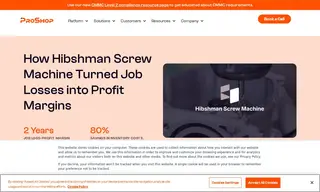 Preview of the Hibshman Screw Machine Case Study