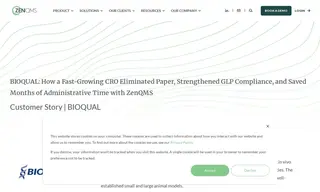 Preview of the BIOQUAL Case Study