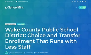 Preview of the Wake County Public School District Case Study