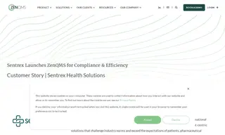 Preview of the Sentrex Health Solutions Case Study