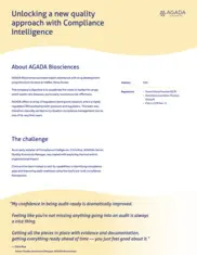 Preview of the AGADA Biosciences Case Study