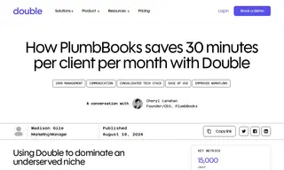 Preview of the PlumbBooks Case Study