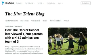 Preview of the The Harker School Case Study