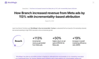 Preview of the Branch Furniture Case Study