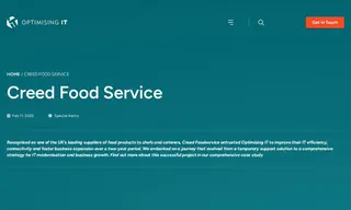 Preview of the Creed Foodservice Case Study