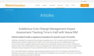Preview of the BioMerieux Case Study