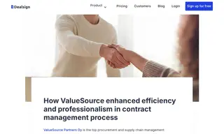 Preview of the ValueSource Partners Oy Case Study