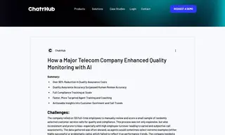 Preview of the Major Telecom Company Case Study