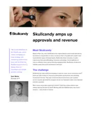 Preview of the Skullcandy Case Study