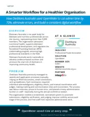 Preview of the Dietitians Australia Case Study