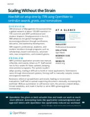 Preview of the IMA | Institute of Management Accountants Case Study