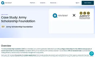 Preview of the Army Scholarship Foundation Case Study