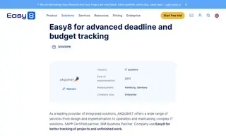 Preview of the AKQUINET Case Study