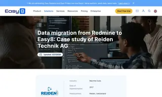 Preview of the Reiden Technik AG Case Study