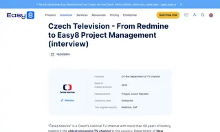 Preview of the Czech Television Case Study