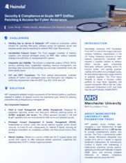 Preview of the Manchester University NHS Foundation Trust Case Study