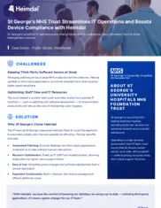 Preview of the St George’s University Hospitals NHS Foundation Trust Case Study