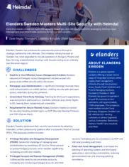 Preview of the Elanders Sweden AB Case Study