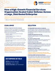 Preview of the Financial Services Company Case Study