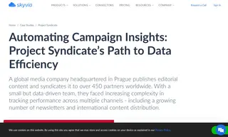 Preview of the Global Media Company Case Study