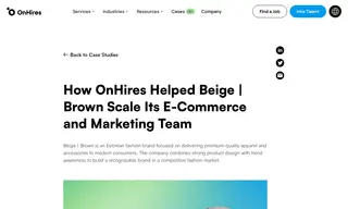 Preview of the Beige | Brown Case Study