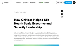 Preview of the Kilo Health Case Study