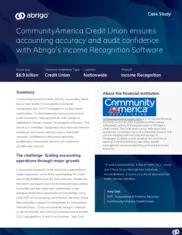 Preview of the CommunityAmerica Credit Union Case Study