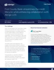 Preview of the First County Bank Case Study