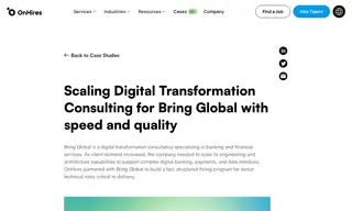 Preview of the Bring Global Case Study