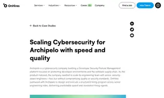 Preview of the Archipelo Case Study