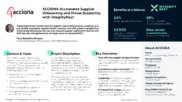 Preview of the ACCIONA Infrastructures Case Study