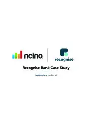 Preview of the Recognise Bank Case Study