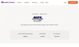 Preview of the Gipe Auto Color Case Study