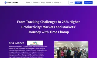 Preview of the MarketsandMarkets Case Study