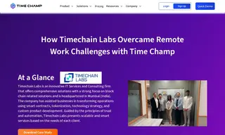 Preview of the Timechain Labs Case Study